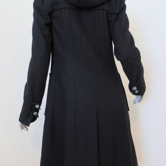 Chanel Duffle Coat Wool Hooded Toggle Jacket - Picture 7 of 12